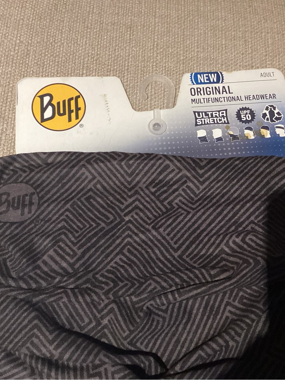 Buff Original multi stretch Neck Tube Graphite